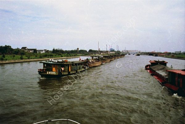 Train of Barges, The Grand Canal, Wuxi to Suzhou